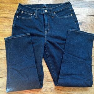 J. Crew Essential Straight Jeans Dark Wash